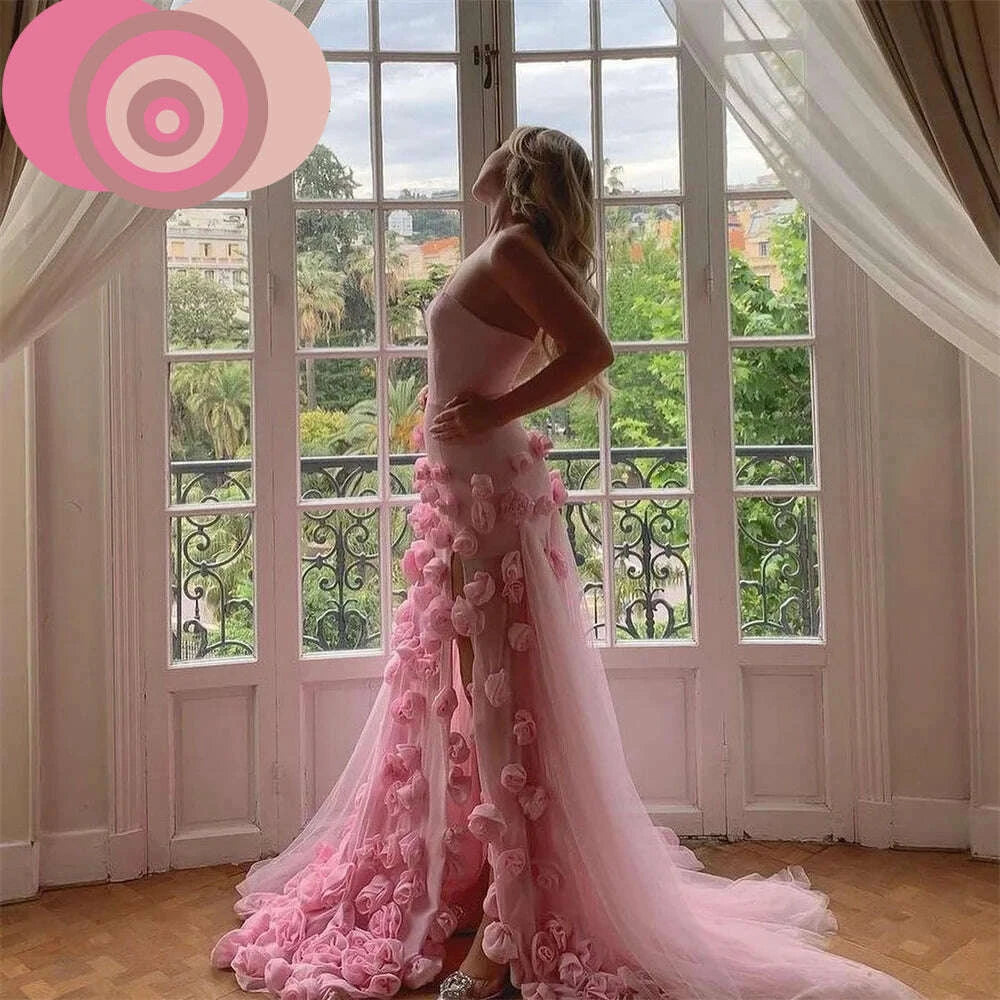 rfyr-pink-mermaid-charming-prom-dress-3d-flower-formal-gown-sleevesless-evening-gown-with-side-slit-vestidos-de-noche-customized-kimlud-kimlud-33912563
