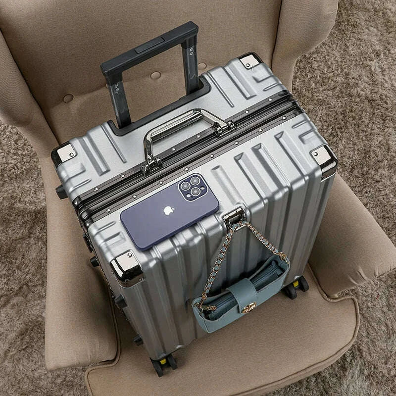 new-high-value-rolling-luggage-men-women-fashion-hard-trolley-suitcase-carry-ons-large-capacity-silent-travel-boarding-casekimlud-womens-fashion-34612817