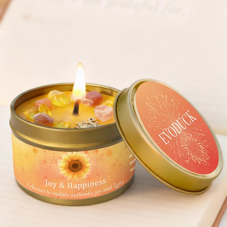 KIMLUD, Scented Candles 3oz Law of Attraction Joy Happiness Manifestation Energy Boosting Christmas Home Decoration Candle Holders Gift, KIMLUD Womens Clothes