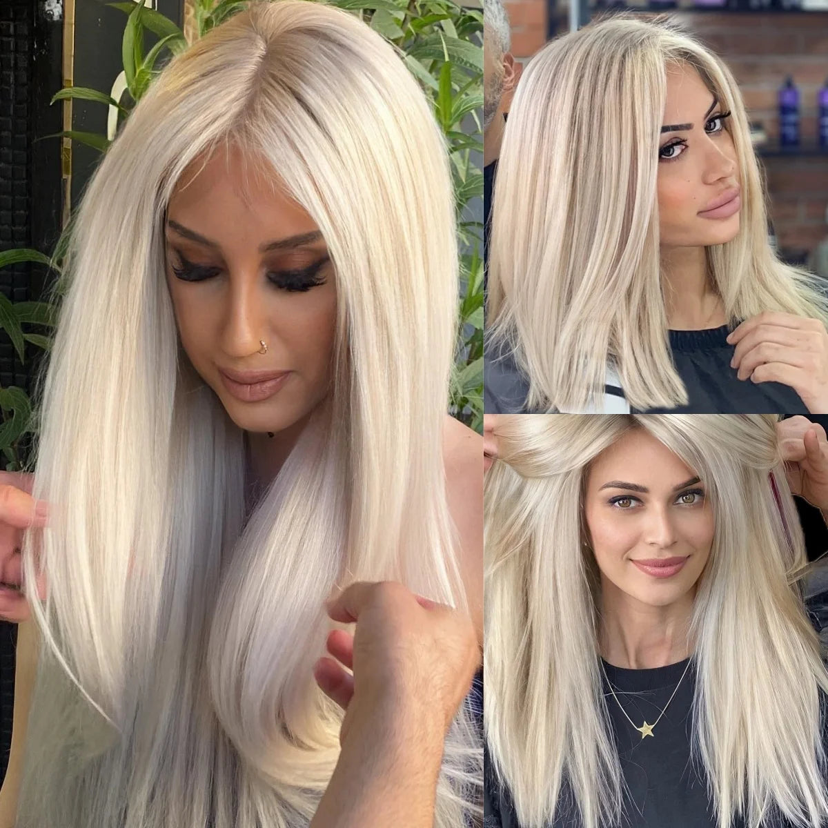 Lace Front Wig – 13x6 – Remy Hair – Platinum Blonde | KIMLUD