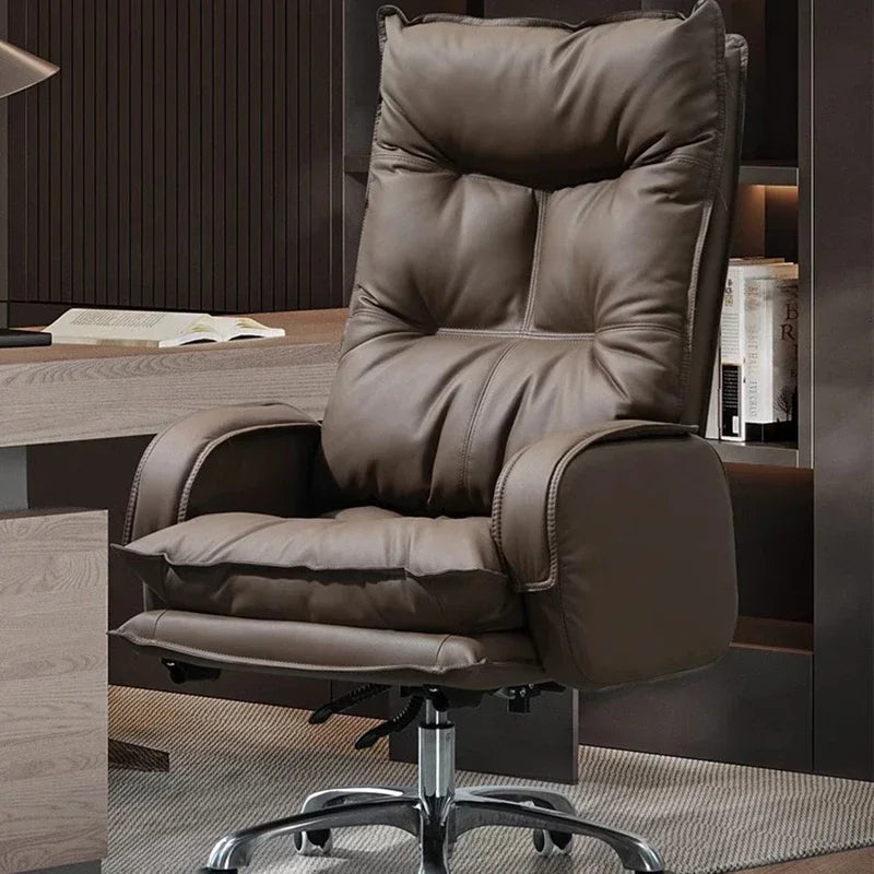 Luxurious Comfort Office Chair Ergonomic Relaxing Modern Gaming Office Chair Computer Swivel Office Furniture Chaise Bureau LLOC