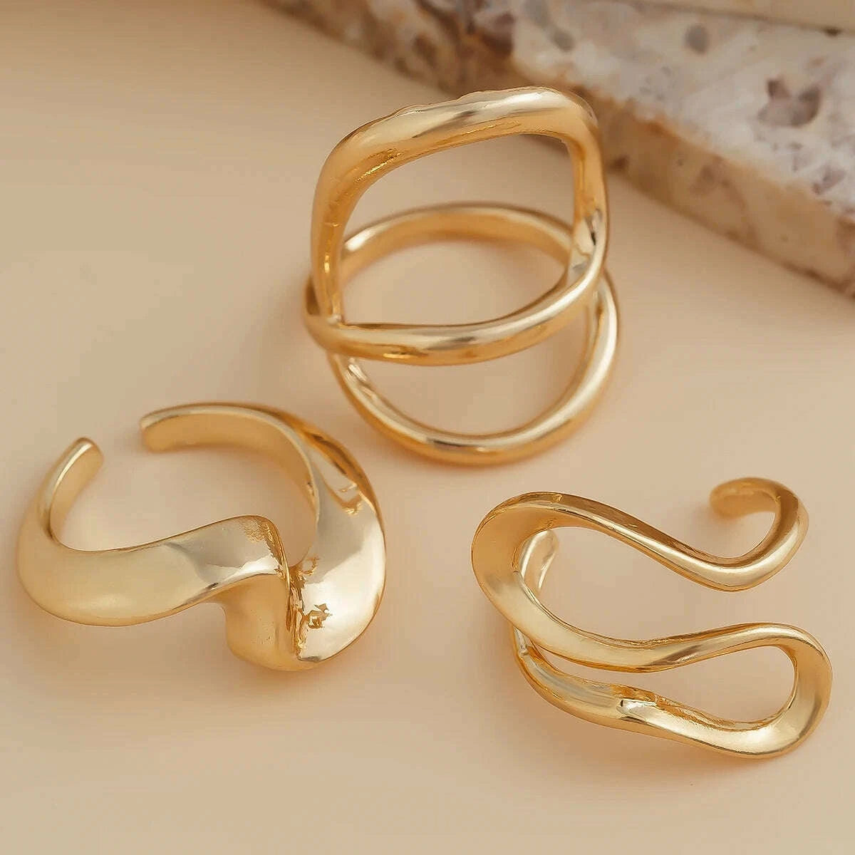 ingemark-3pcs-creative-irregular-twisted-metal-open-rings-for-women-vintage-geometric-adjustable-finger-ring-couple-accessories-kimlud-kimlud-33914520