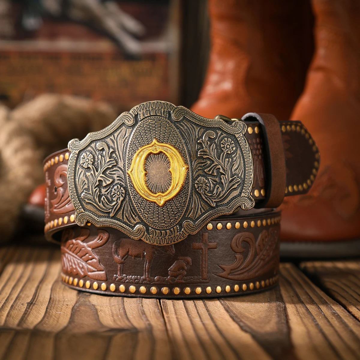 Casual Retro PU Belt With Metal Buckle — Black | KIMLUD