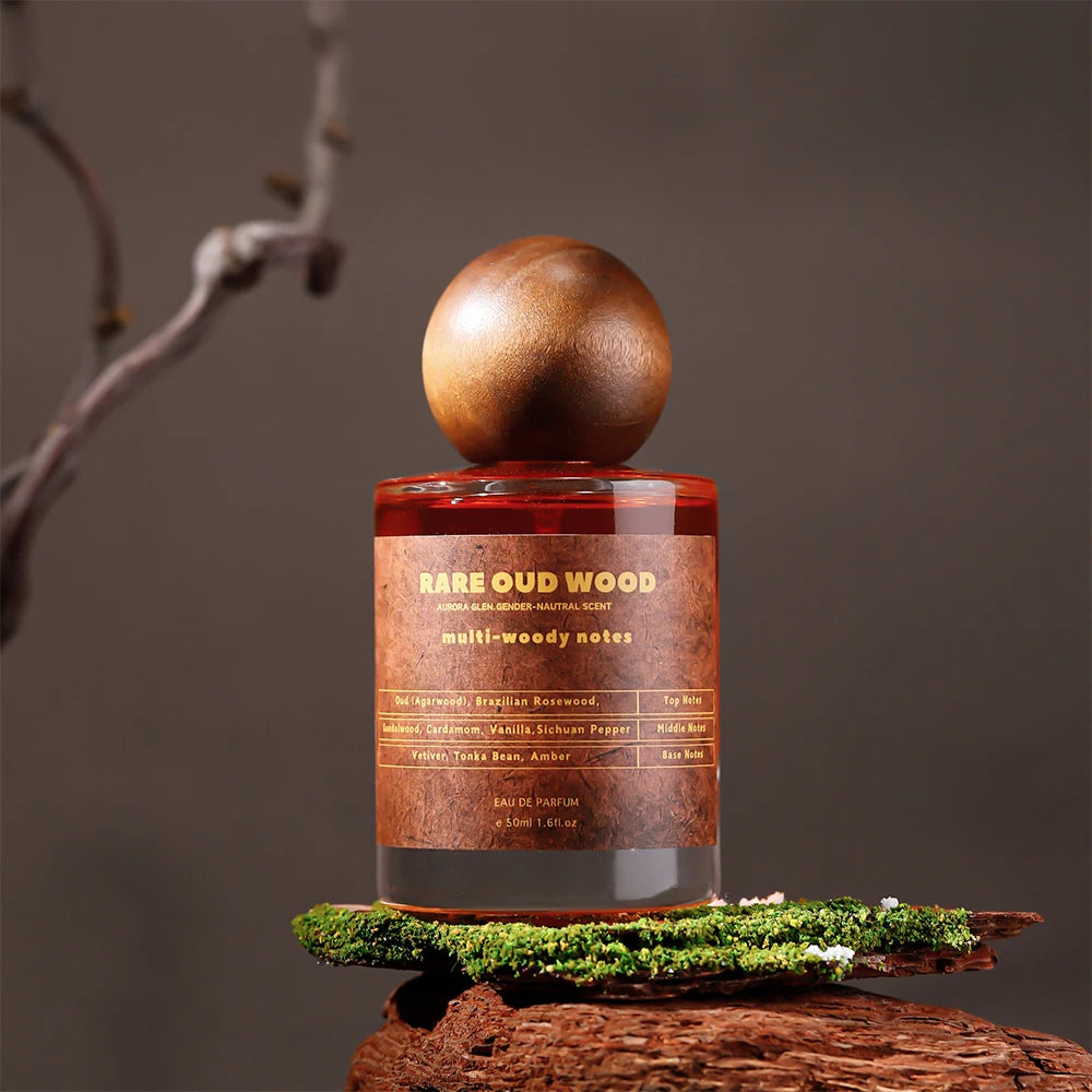Oud Wood Multi-Woody Unisex Luxe Perfume — Amber | KIMLUD