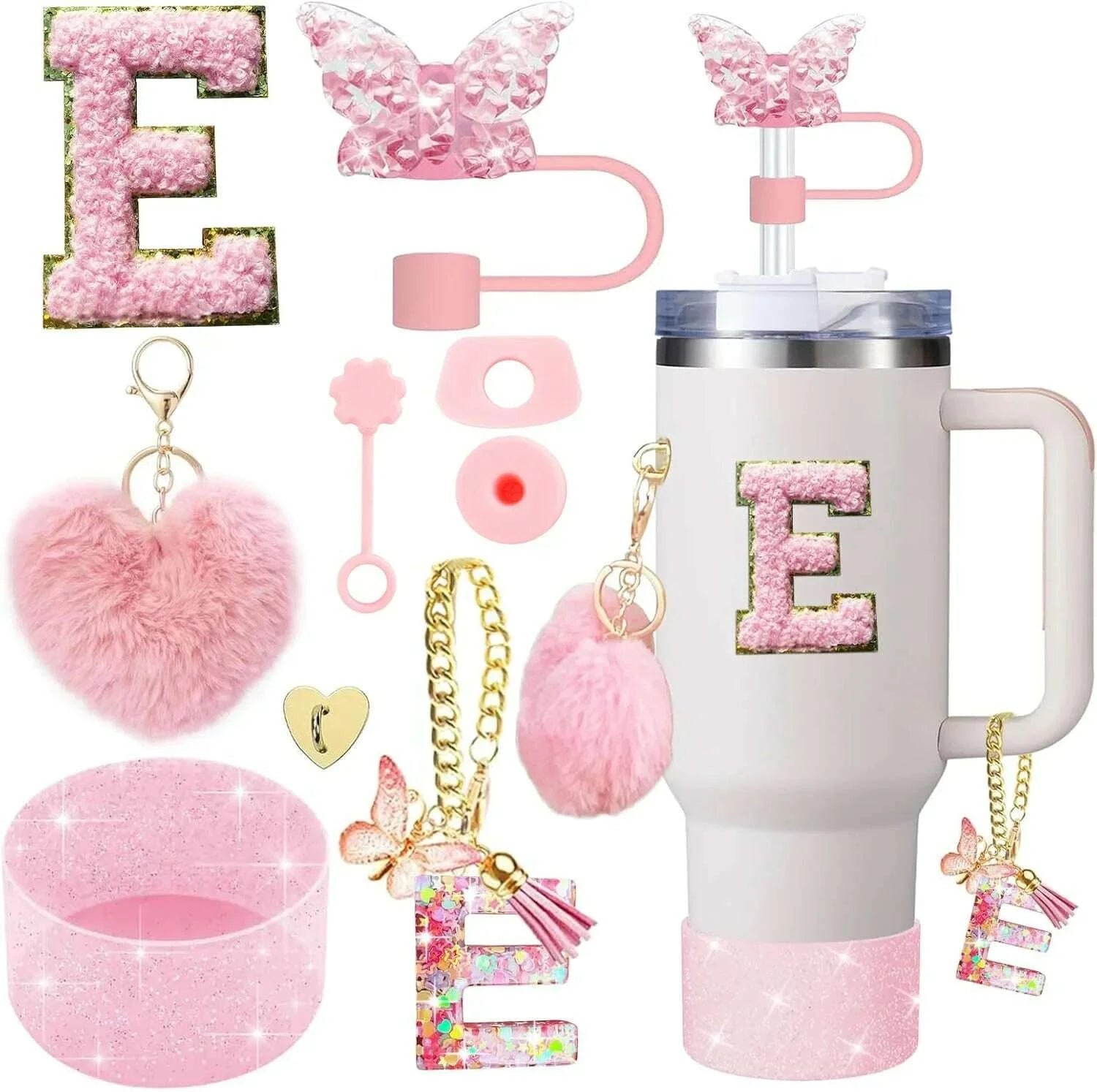 kimlud-9pcs-cup-accessory-set-for-stanley-30oz-40oz-butterfly-straw-cover-cap-silicone-boot-charm-initials-sticker-spill-proof-stopper-kimlud-womens-clothes-34635294