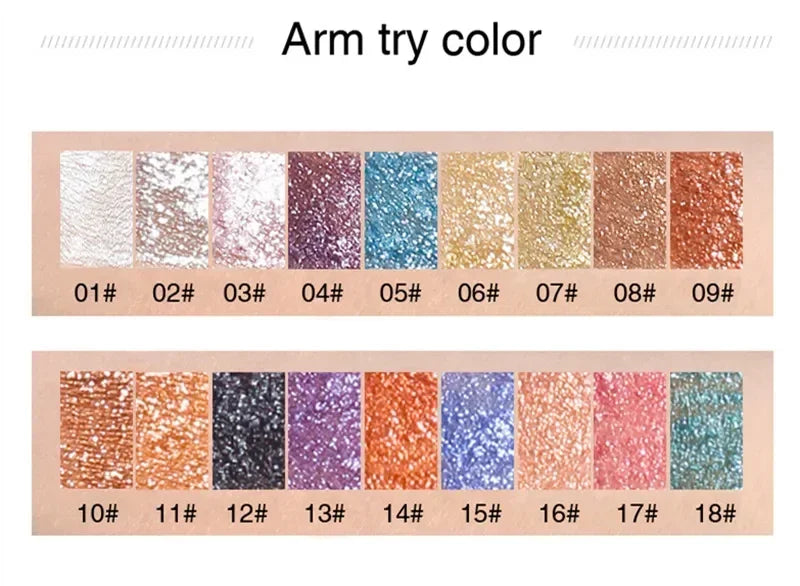 Liquid Eyeshadow – Waterproof – Gel – Purple Gold Metallic | KIMLUD
