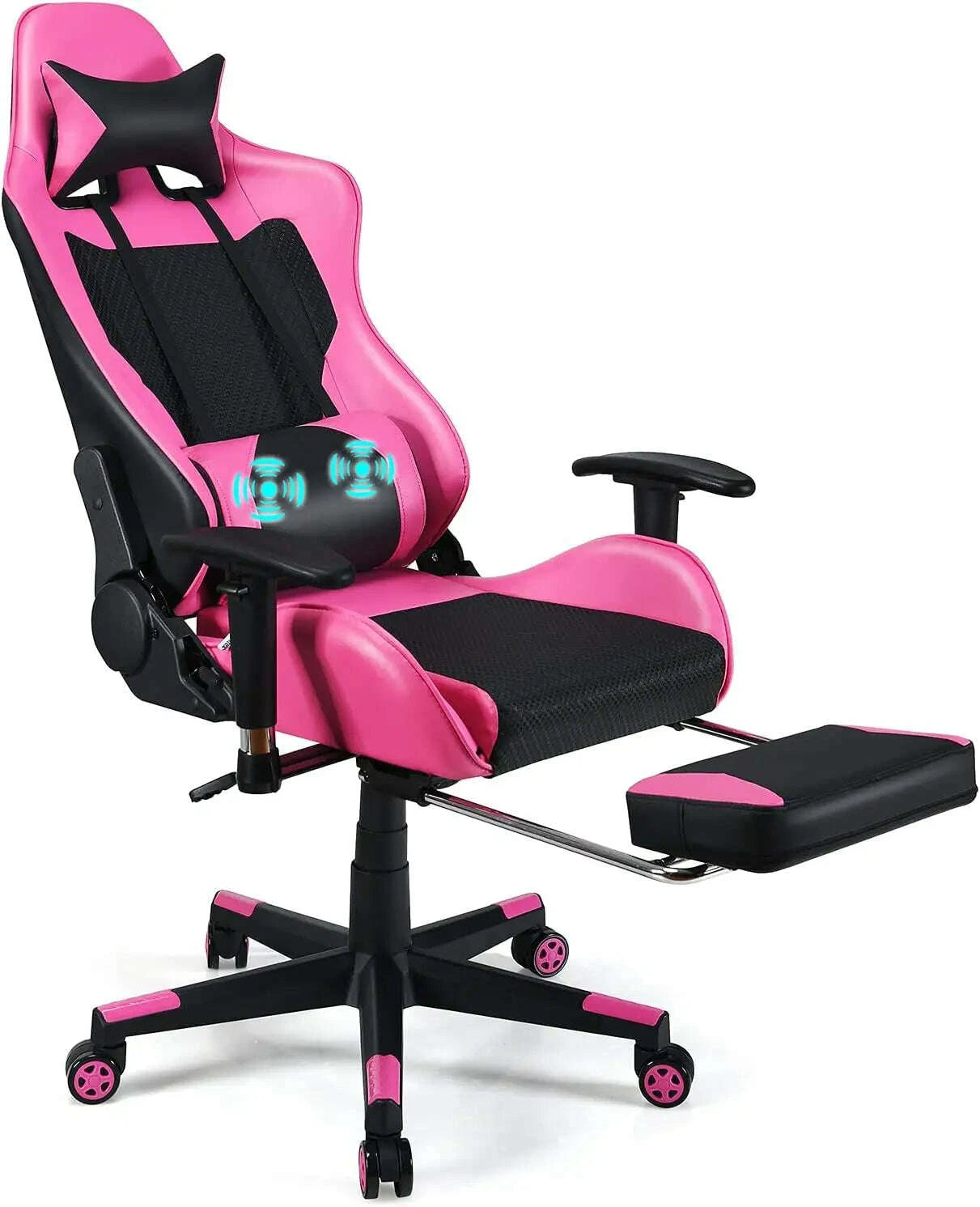 gaming-chair---pink-gamer-chair-with-footrest-racing-esports-computer-chair-massage-lumbar-support-leather-recliner-customizedkimludkimlud-35574552