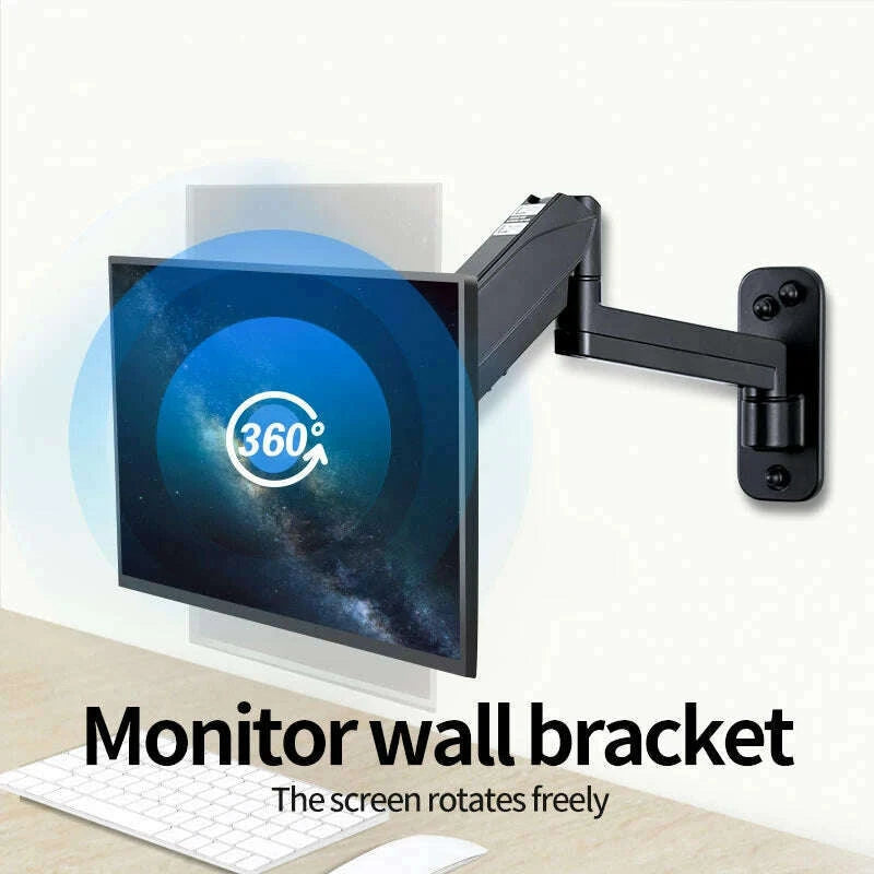 wall-mount-swivel-tilt-rotation-full-motion-adjustable-articulating-for-most-24-45-led-lcd-monitor-wall-mount-vesa-100x100mmkimlud-womens-fashion-34601409