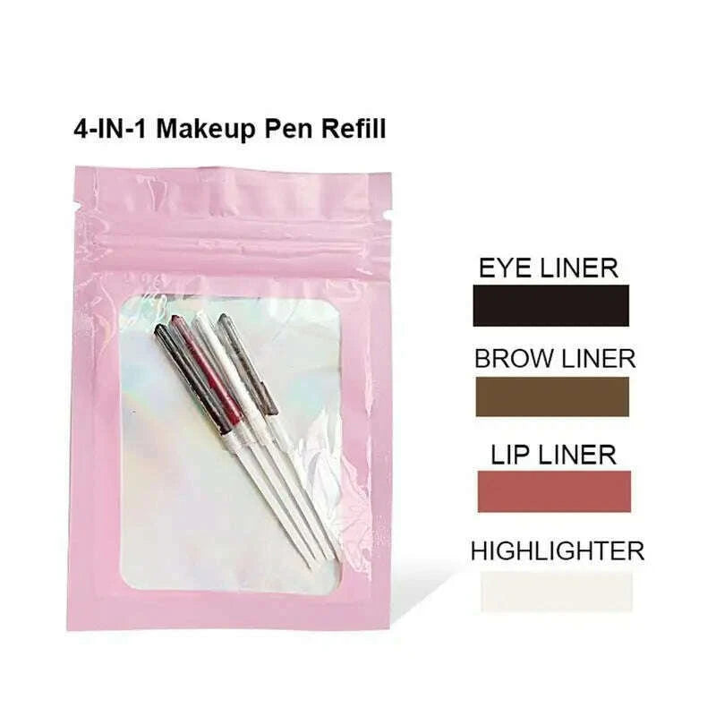 new-4-in-1-eyebrow-pencil-lip-liner-highlighter-pen-waterproof-lasting-easycolor-sweat-proof-eyeliner-makeup-pen-cosmetic-beauty-kimlud-kimlud-33913267