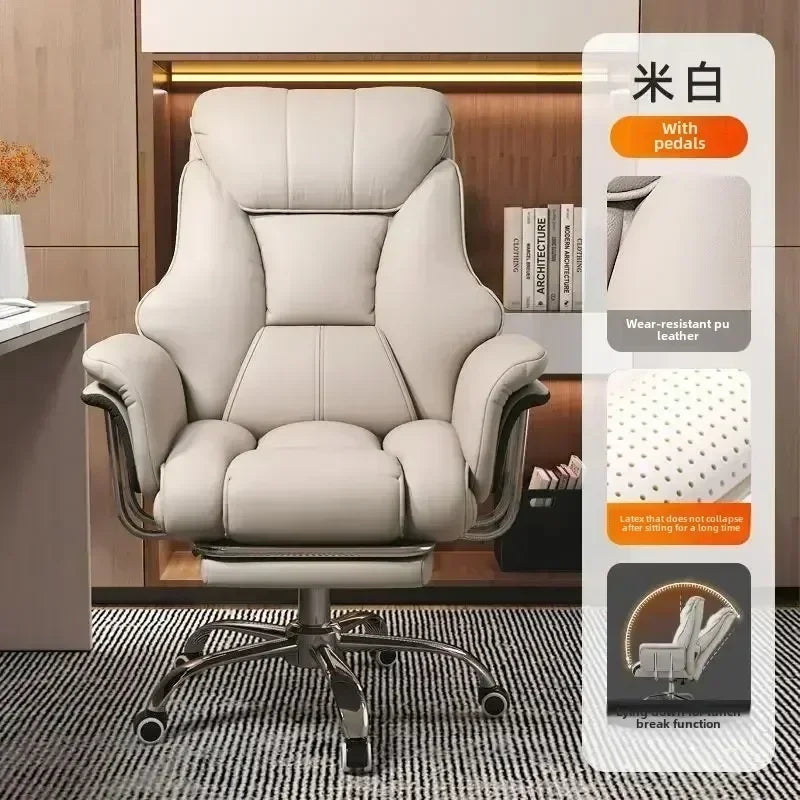 Gaming Chair – Rotatable Height Adjustable – PU Upholstery | KIMLUD