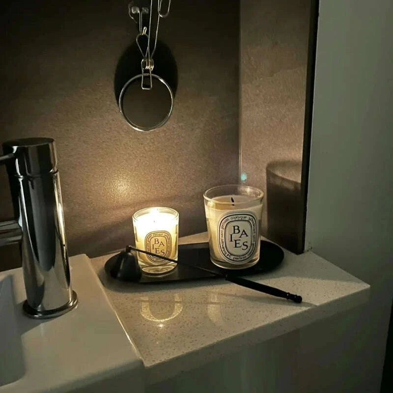 KIMLUD, 70g Classic Baies Aromatherapy Candle Natural Plant Essential Oil Mini Amber Scented Candle Home Fragrance Decor Christmas Gift, KIMLUD Womens Clothes