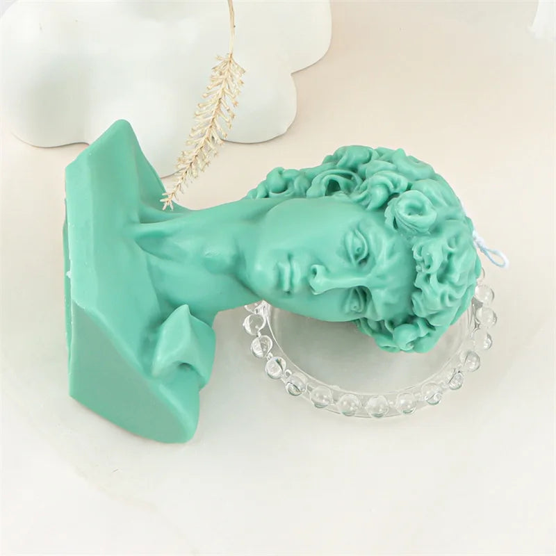 KIMLUD, Fruit scented candles, natural plant scented white tea, lavender, David sculpted Aromatherapy candles 4.5X6.5cm, KIMLUD Womens Clothes