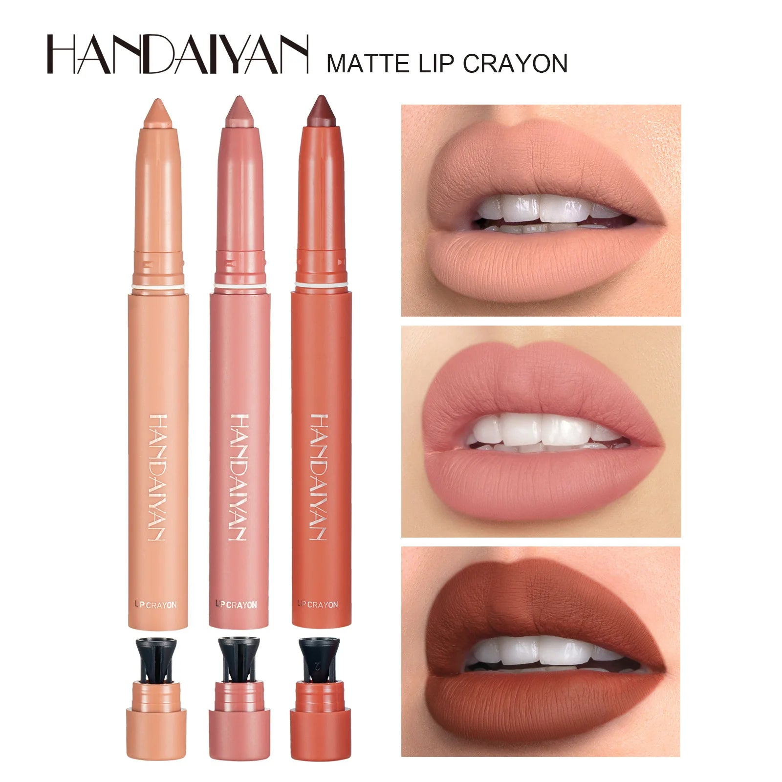 Waterproof Cherry Red Matte Lipstick Sexy Lipliner Pencil Plumping Stain Natural Nude Pink Lip Liner Outline Lips Contour Makeup