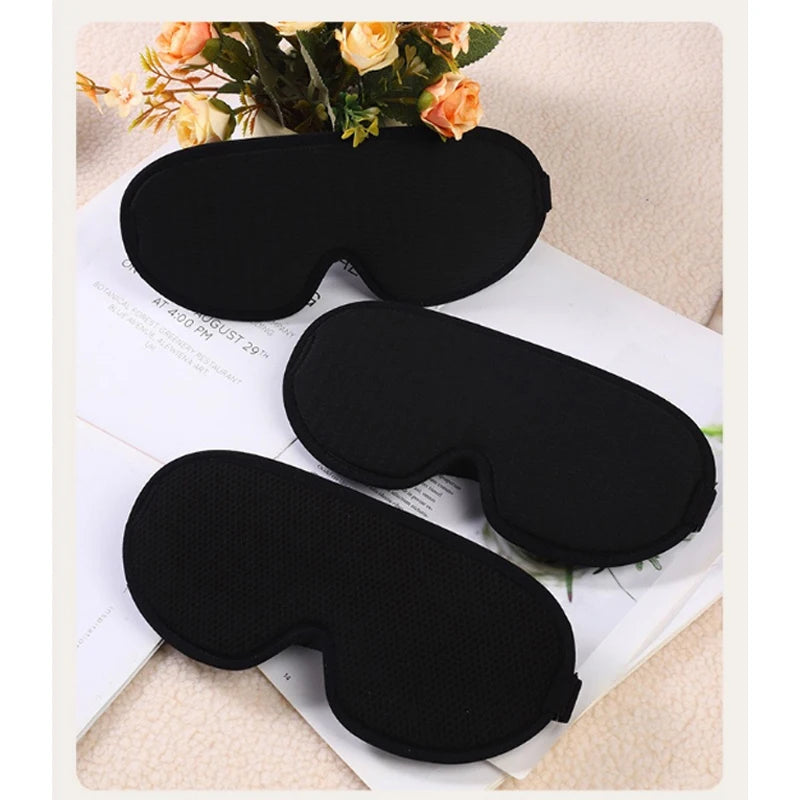 3D Sleep Mask Blindfold Sleeping Aid Eye Mask Soft Memory Foam Face Mask Eyeshade 99% Blockout Light Slaapmasker Eye Cover Patch