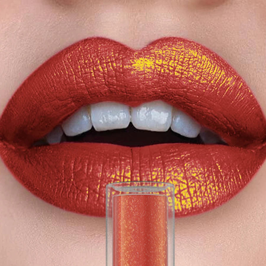 14 Colors Glitter Lip Glaze Hydrating Red Pink Metallic Lip Tint Highly Pigment Lip Gloss Korean Makeup for Women Cosmetics Gift