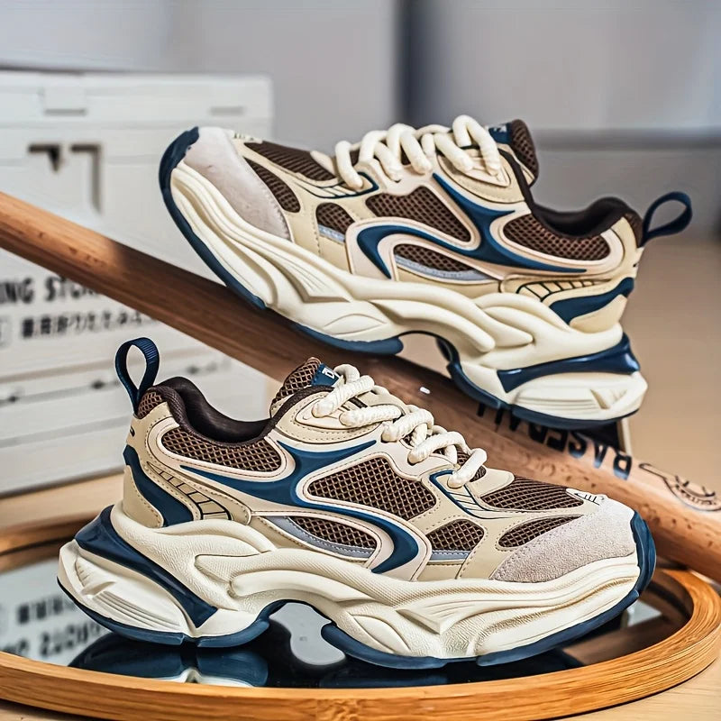 Casual Shoes – Breathable Height Increasing – Lace-Up – Women | KIMLUD