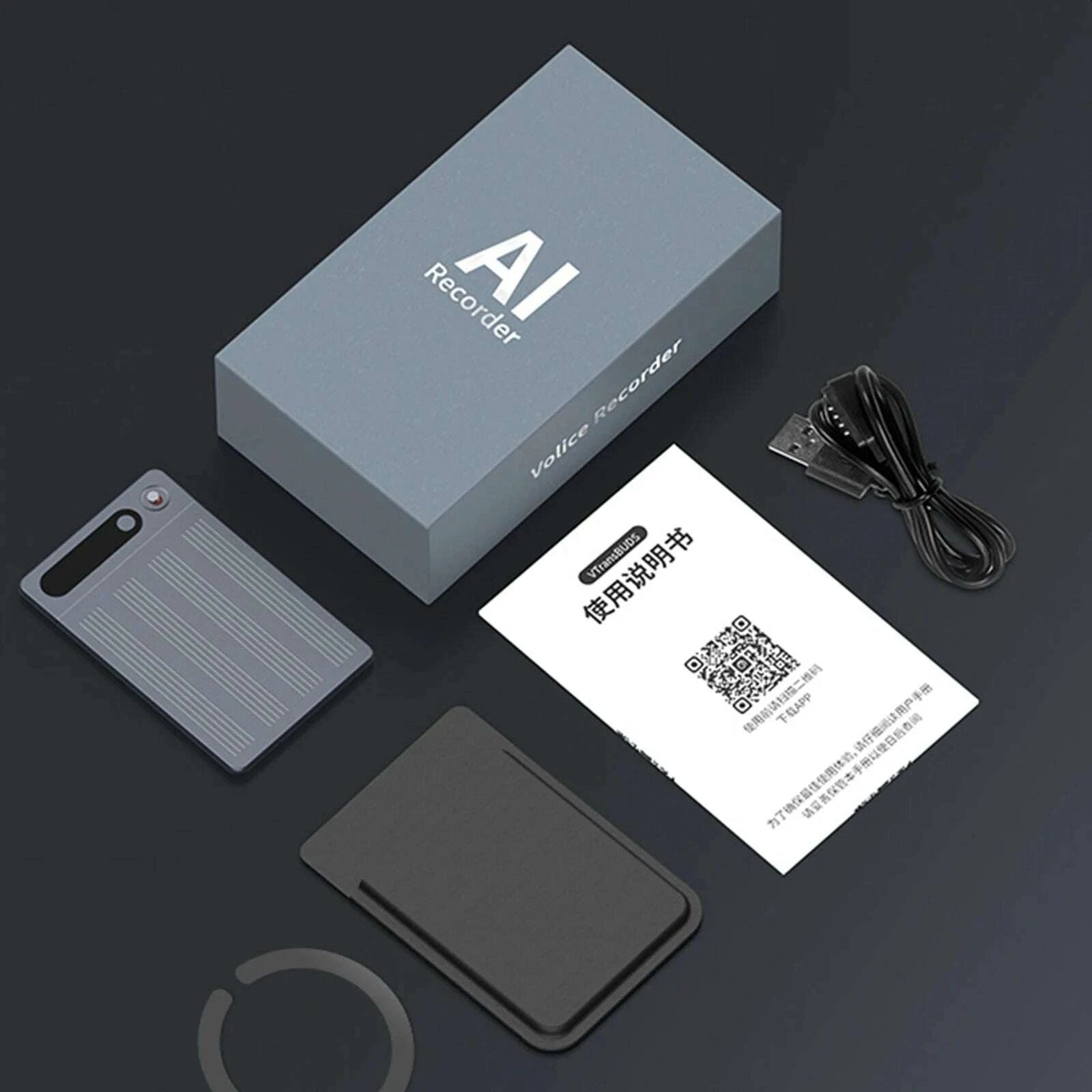 KIMLUD, New 64G AI Voice Recorder APP Control Audio Recorder Transcribe & Summarization with ChatGPT Audio Dictaphone for Meetings/Calls, KIMLUD Womens Clothes