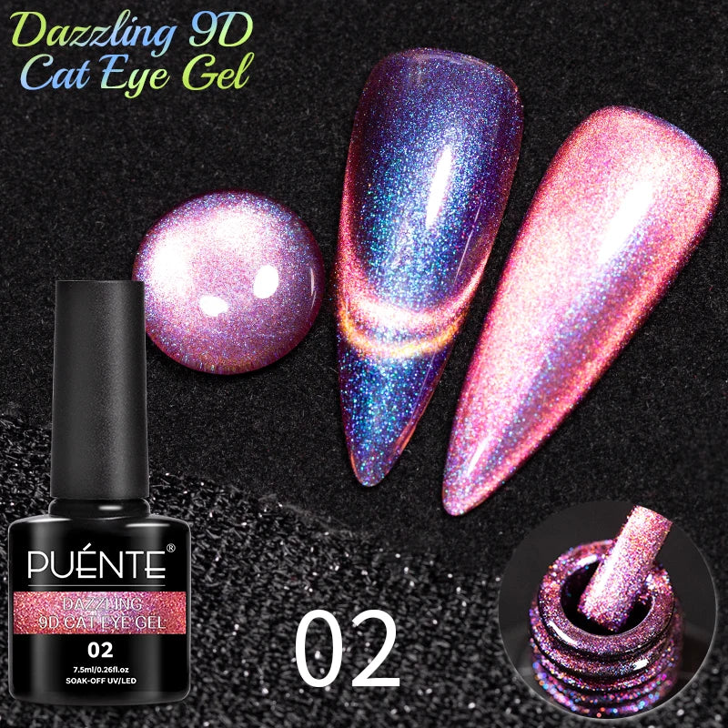 Reflective Glitter Gel Nail Polish Multidimensional Holographic Sparkle, UV-Curable Finish — Pink Lilac | KIMLUD