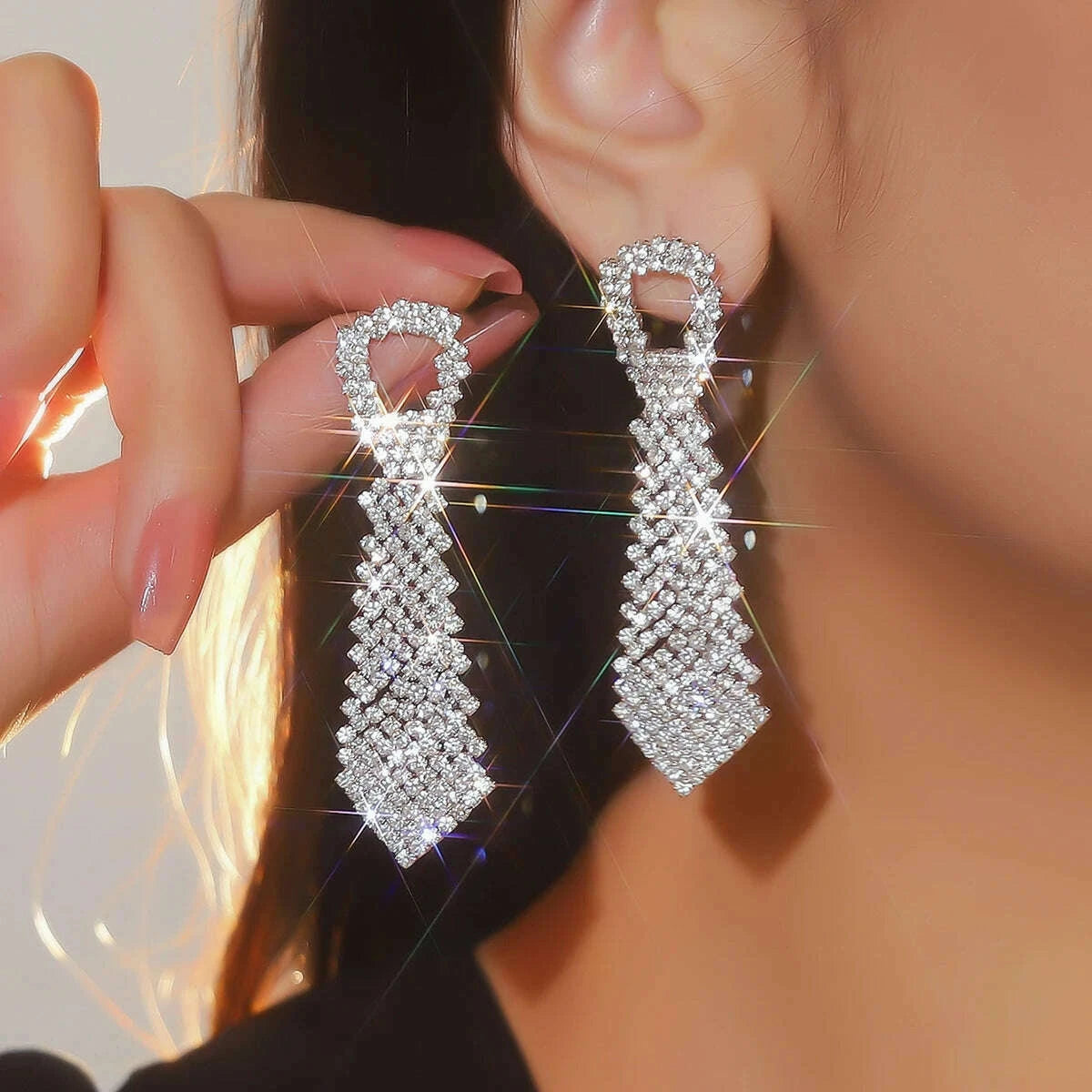 silver-rhinestones-earrings-for-women-sparkly-long-linear-dangle-earrings-dangle-tassels-statement-earrings-bridal-weddingkimlud-womens-fashion-34624790
