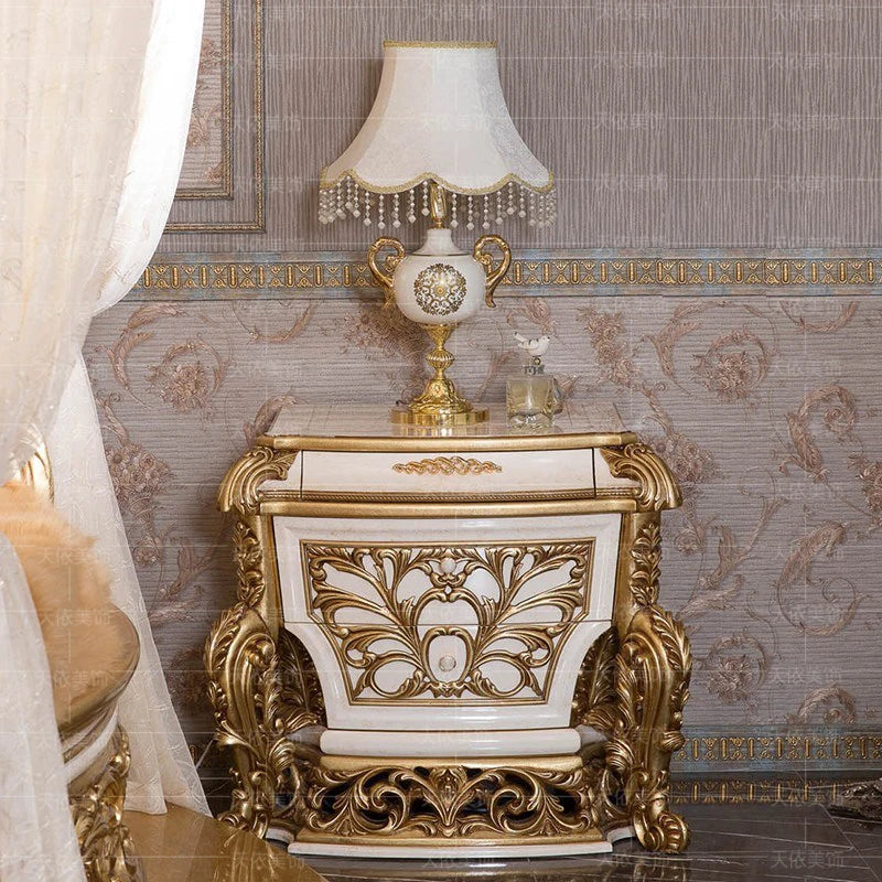 European Luxury Round Bed Castle Wood Bedroom Wedding Double Bed Comfortable Adult High Quality Letto Matrimoniale Furniture