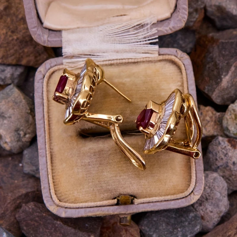 Europe and The United States Fashion Irregular Geometric Earrings Ladies Personality Trend Holiday Party Jewelry Accessories