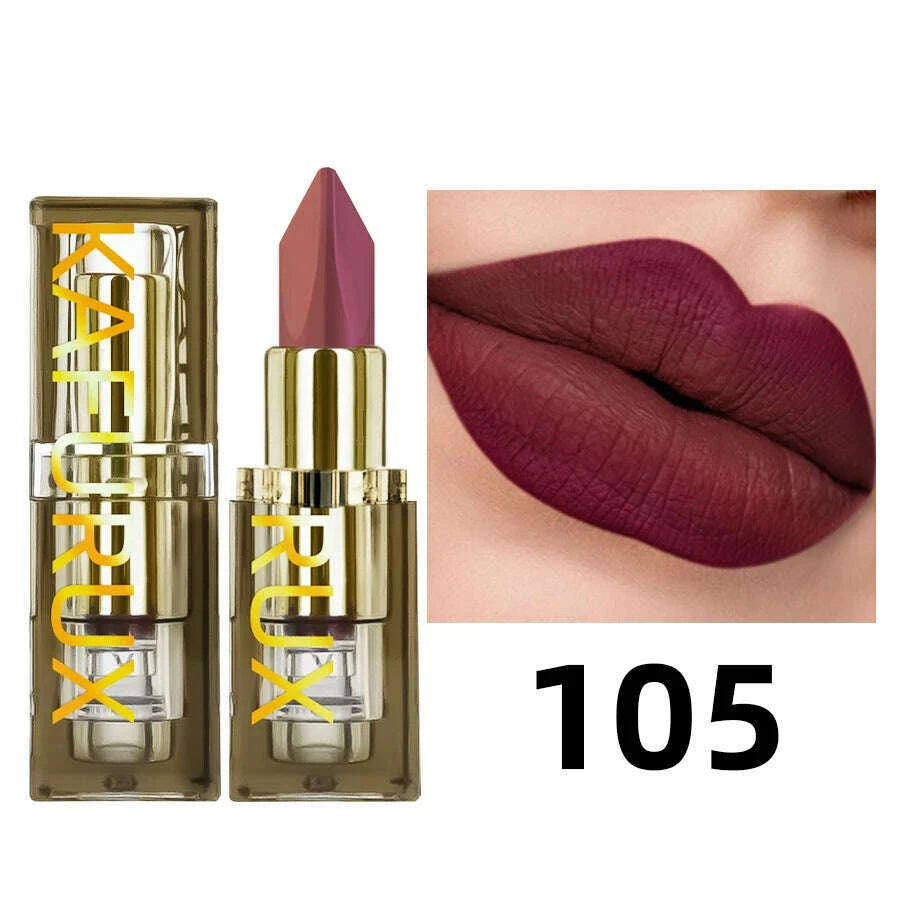 6-color-glitter-two-tone-lipstick-purple-black-matte1pc-lipsticks-cosmetics-easy-to-use-lip-tint-makeup-lip-beauty-red-pigment-kimlud-kimlud-33917336