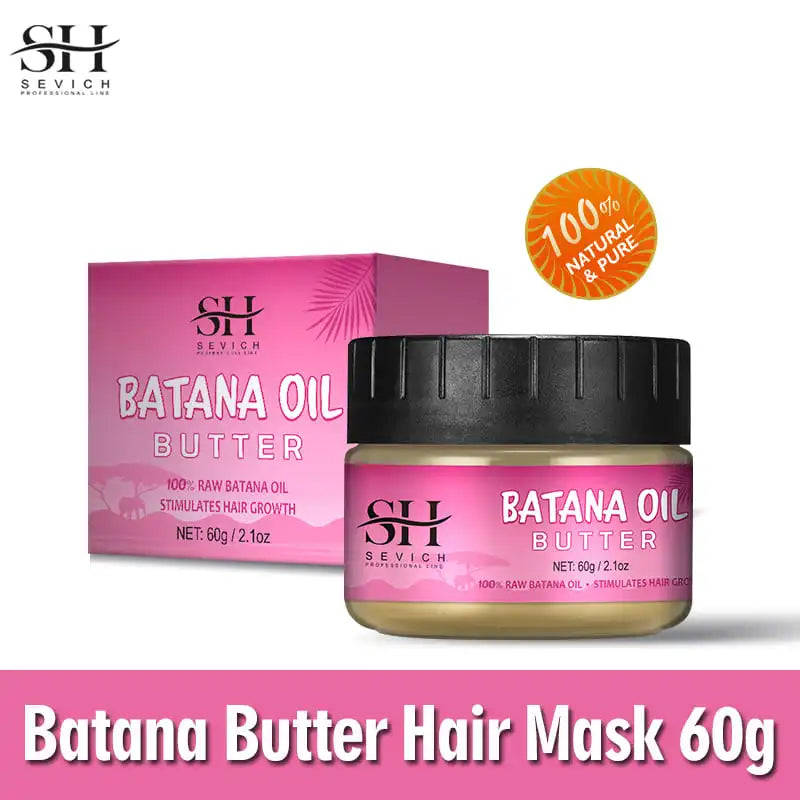 Batana Oil Hair Growth Treatment Set For Traction Alopecia And Breakage Prevention Hair Mask — Pink | KIMLUD