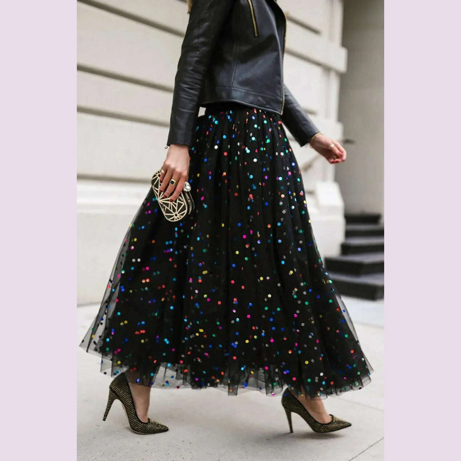 sequin-mesh-high-waist-skirt-plus-size-pleated-a-line-high-street-elegant-wedding-guest-sweet-skirts-2024-kimlud-kimlud-33916647