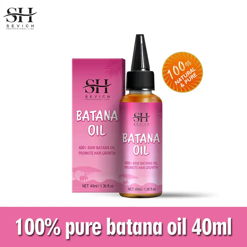 Batana Oil Hair Growth Treatment Set For Traction Alopecia And Breakage Prevention Hair Mask — Pink | KIMLUD