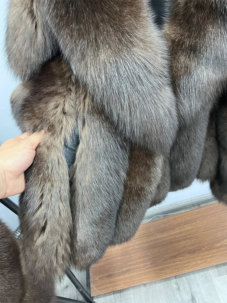 Fox Fur Coat – Luxury Mid-Length – Fox Fur | KIMLUD