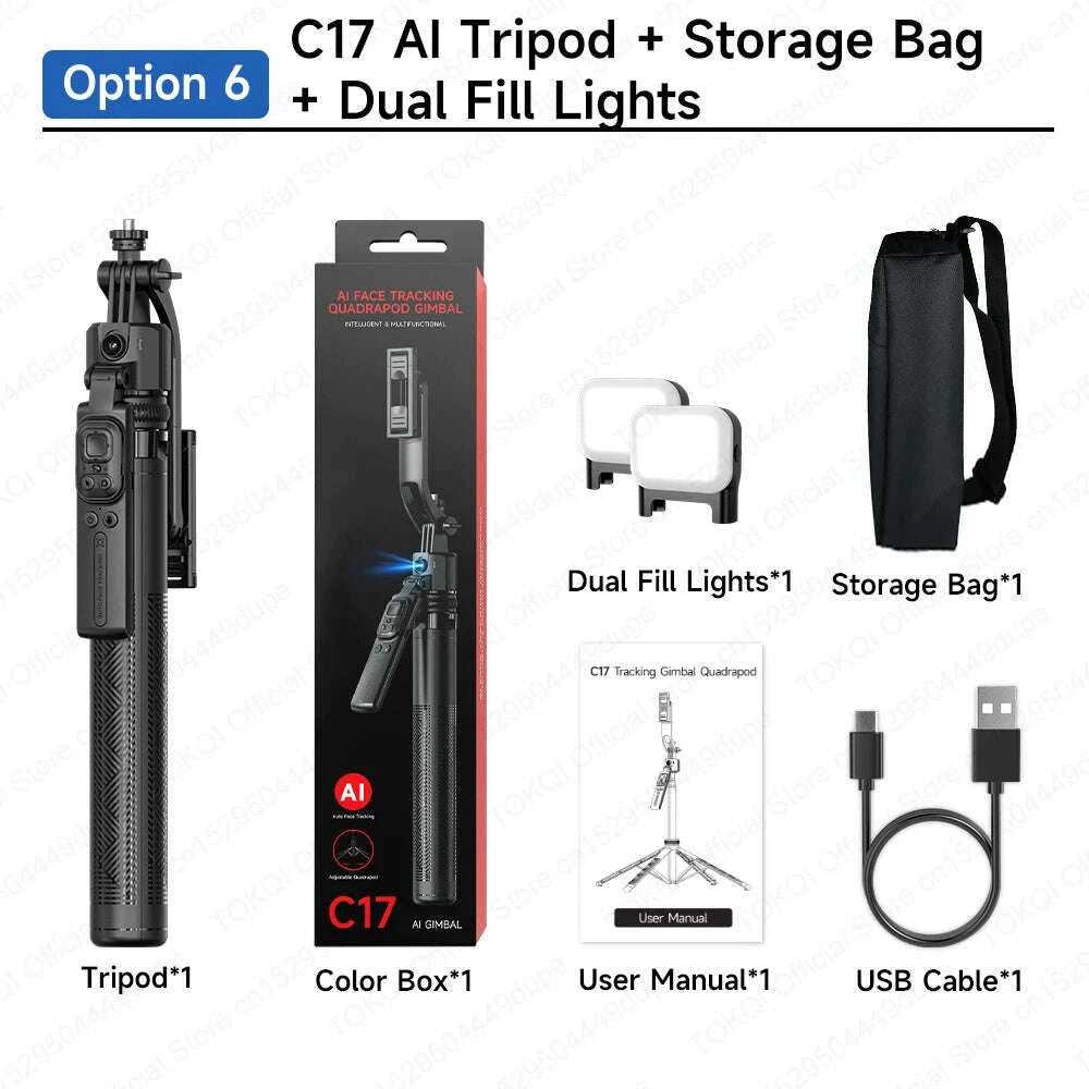 tokqi-c17-ai-tracking-gimbal-cellphone-stand-extension-rod-selfie-stick-tripod-360°-auto-rotate-for-smartphones-shooting-vlogkimludkimlud-35562868