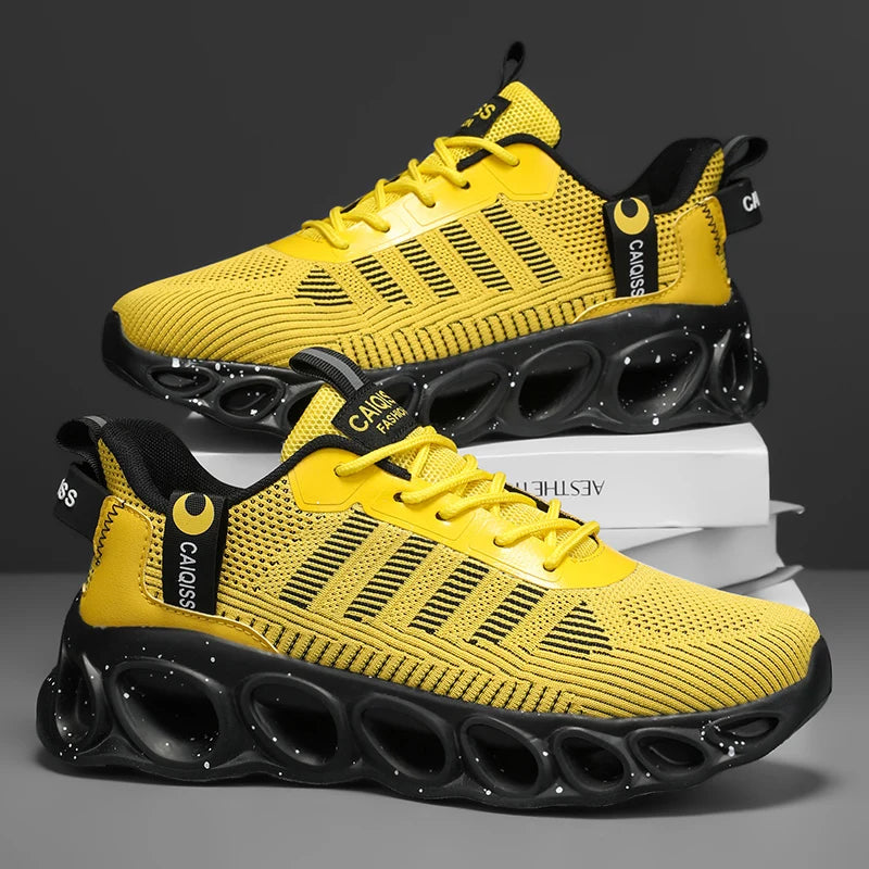 Men's Casual Shoes – Shock-Absorbing – Breathable Lace-Up – EVA | KIMLUD