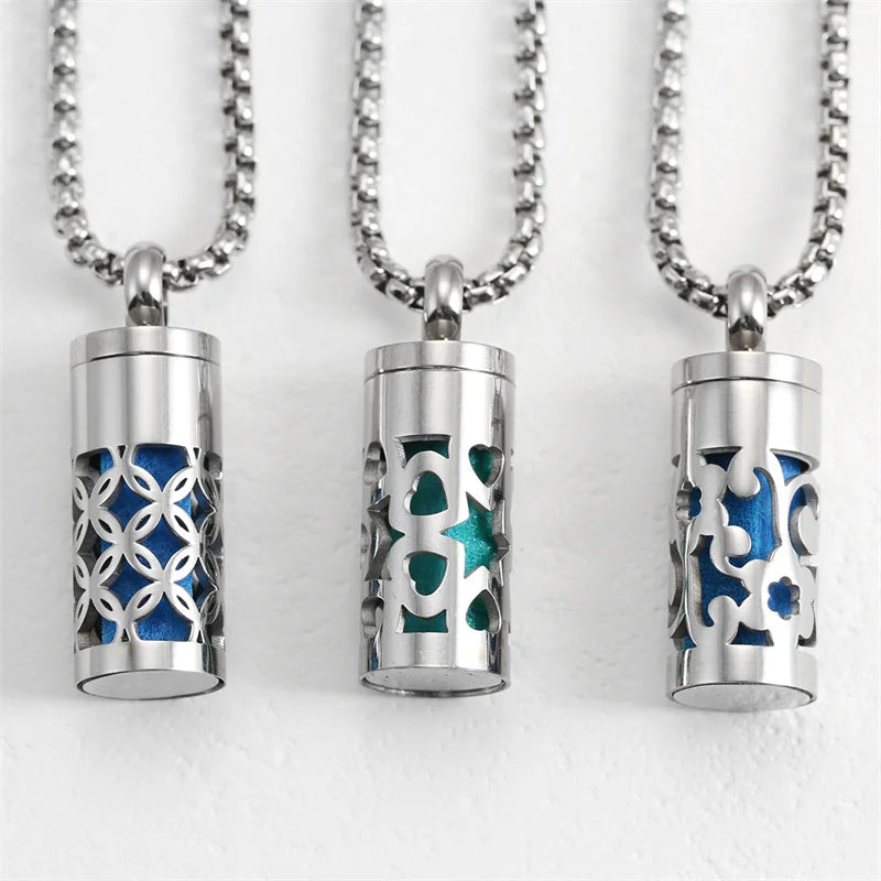 Incense diffuser Necklace Aromatherapy Pendant necklace Lotus Fragrance Pendant Essential Oil Essential Oil Diffuser Perfume pen