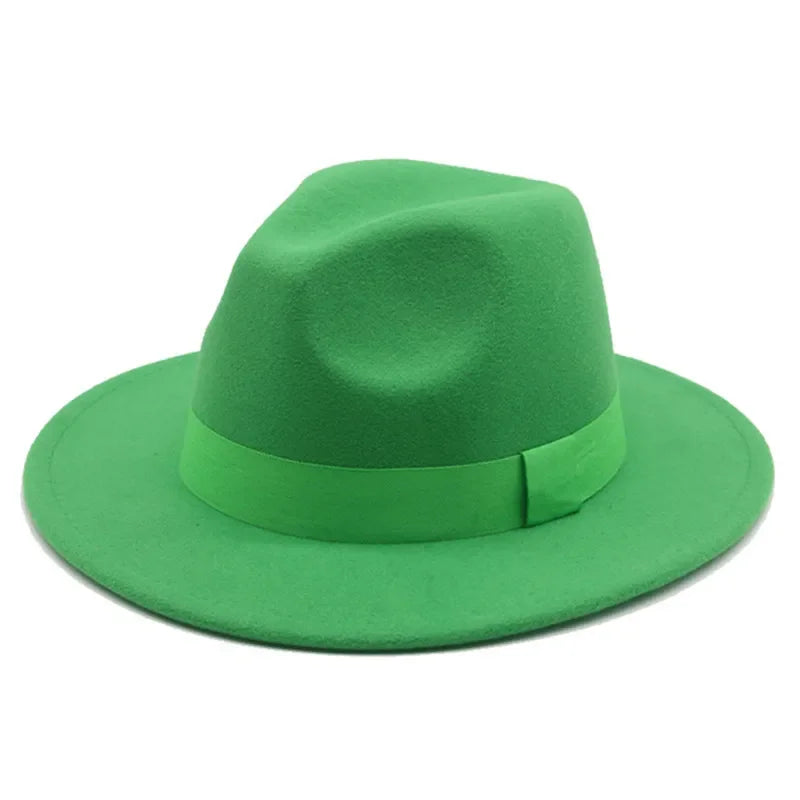 Fedora Hat – Unisex Decorative – Cotton-Polyester | KIMLUD