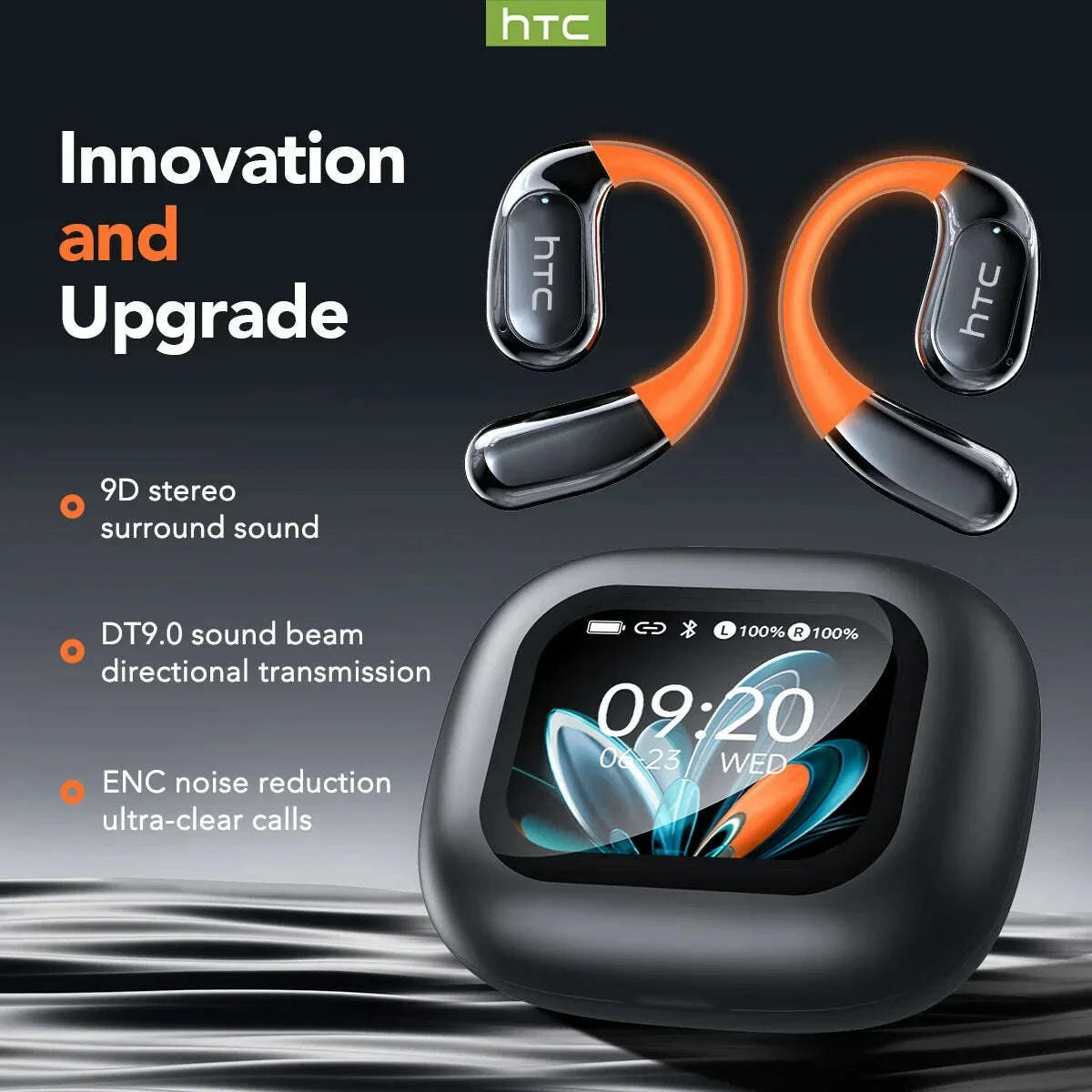 【htc-ne27】-bluetooth-earphones-ai-ows-sports-headphones-lcd-screen-wireless-headphones-glowing-earhook-translator-earbudskimludkimlud-35565783