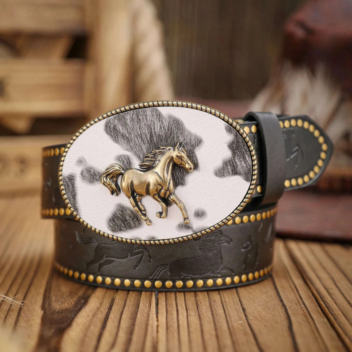KIMLUD, A Western-style PU leather belt for both men and women, a classic and casual retro belt, KIMLUD Womens Clothes