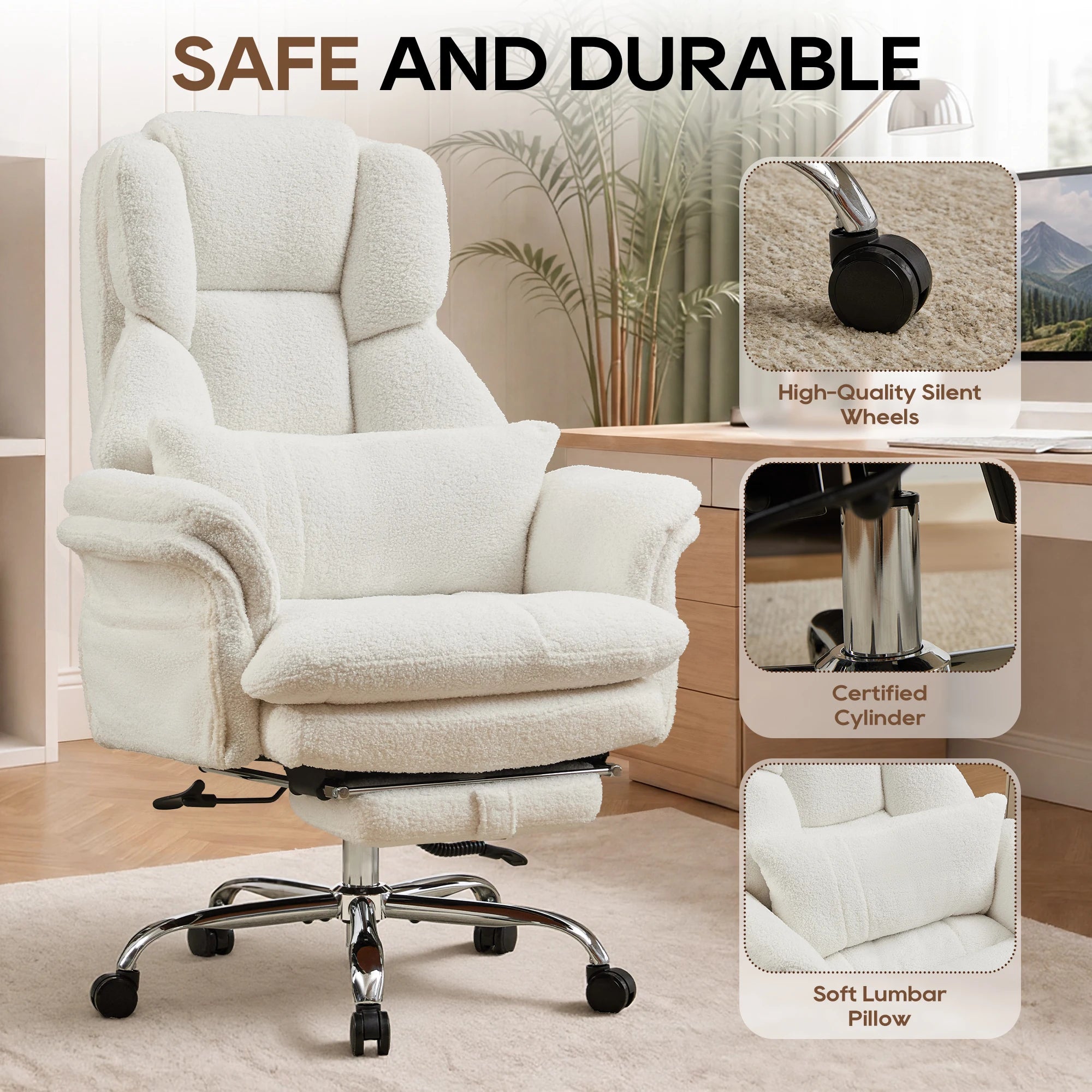 Office Chair – Big and Tall Executive Criss Cross – Ergonomic | KIMLUD