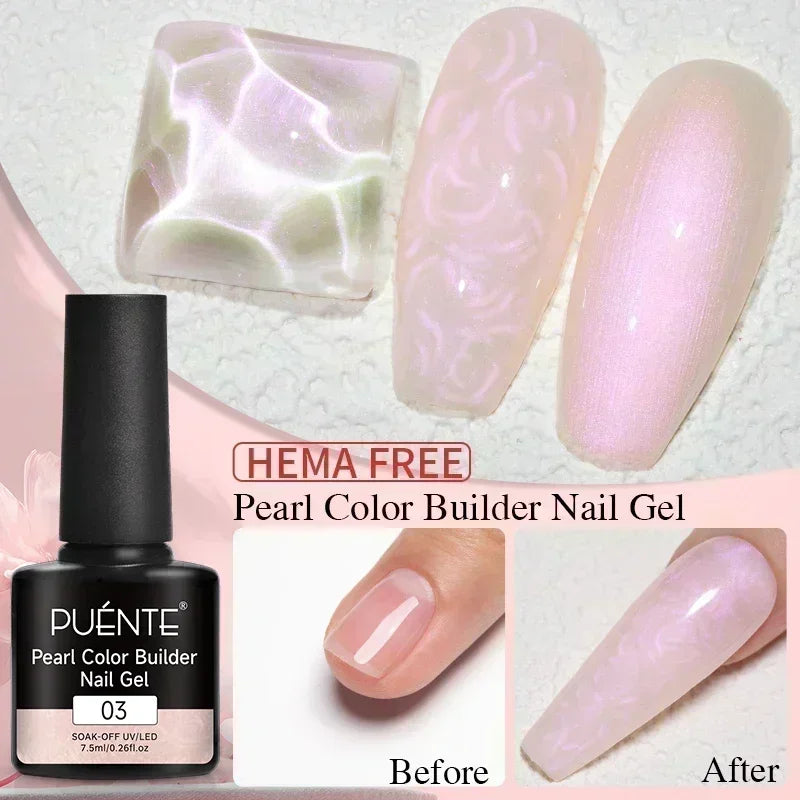 Reflective Glitter Gel Nail Polish Multidimensional Holographic Sparkle, UV-Curable Finish — Pink Lilac | KIMLUD