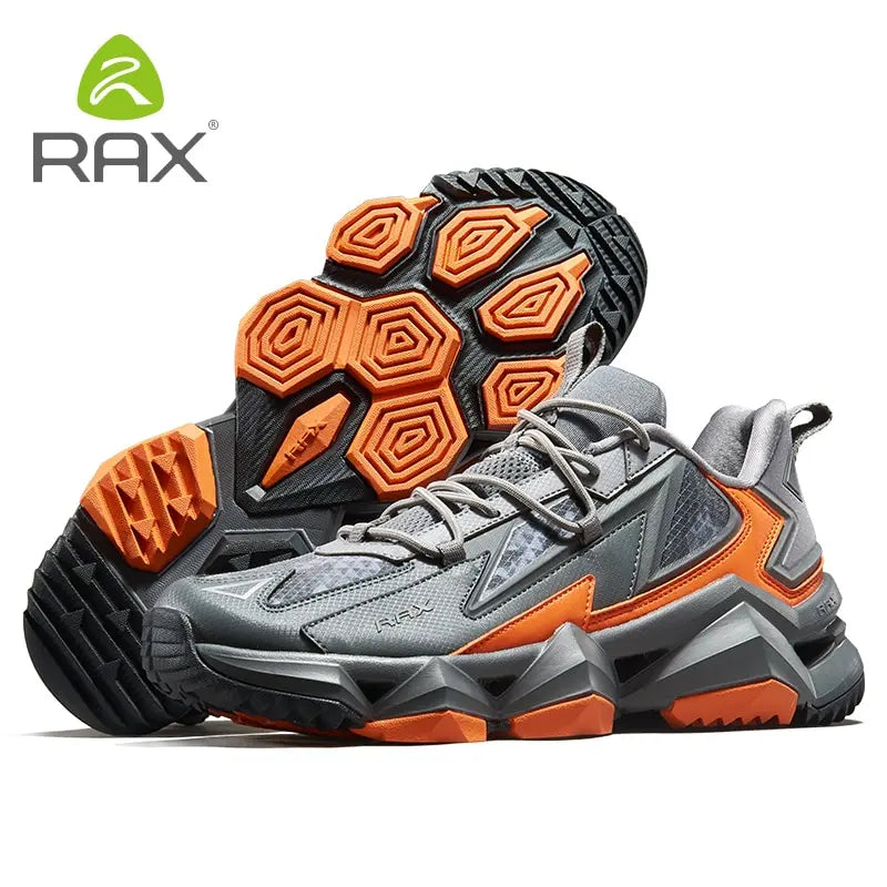 Breathable Hiking Shoes Outdoor Trekking Sneakers — Black | KIMLUD