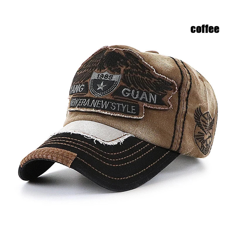 Various Sizes Suitable For Different Family Members Parent-Child Letter Pattern Patch Embroidery Cotton Adjustable Baseball Cap