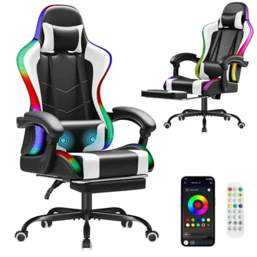 gaming-chair-video-game-chair-with-footrest-and-massage-lumbar-support-ergonomic-computer-chair-height-adjustable-with-swivel-skimludkimlud-35573669