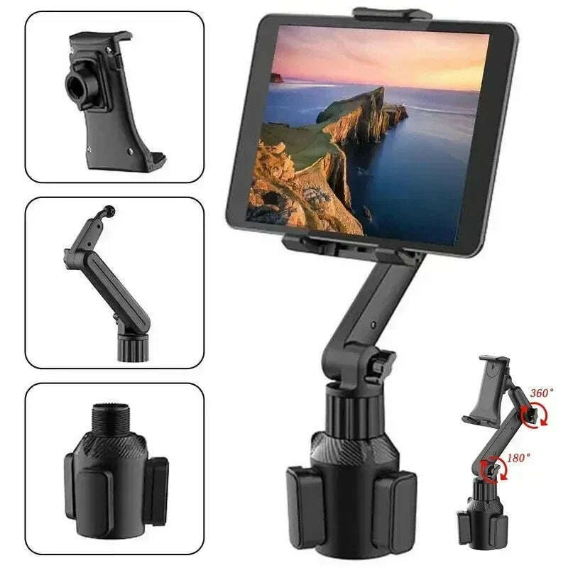 new-car-new-tablet-cup-holder-mount-360-adjustable-smartphoneholdercar-270-tilt-bar-triangular-base-ram-mount-tablet-holder-kimlud-kimlud-33922223