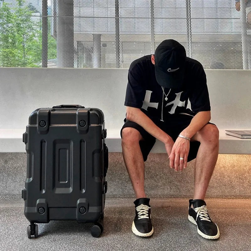 20/24/26"Personalized Travel Suitcases Strong Ruggedness Trolley Case With Wheels Rolling Luggage Carry on Luggage Boarding Box