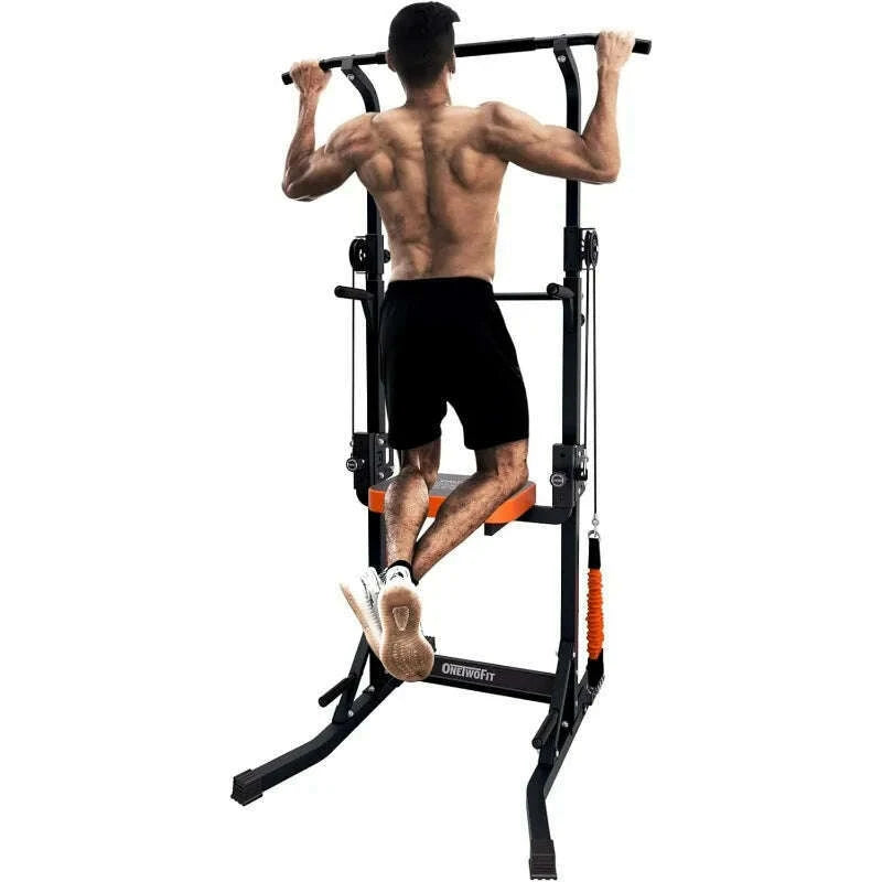 power-tower-pull-up-bar-station-assistive-trainer-multi-function-adjustable-height-dip-station-for-kimlud-kimlud-33916474