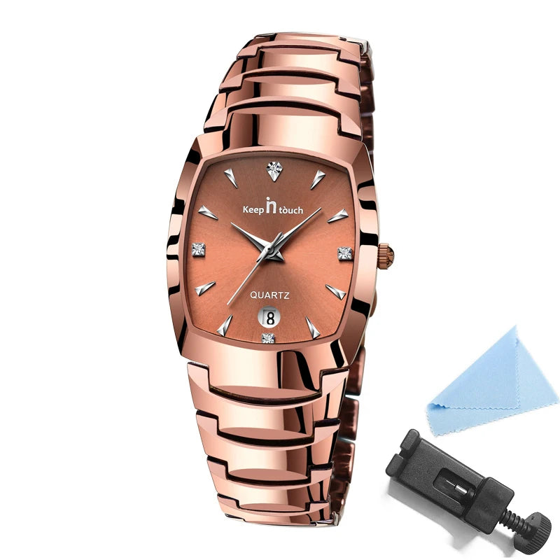 Luxury Watch For Men Business Fashion Quartz Wristwatches Classic Stainless Steel Waterproof Male Date Clock Relogios Masculino