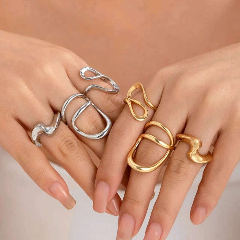 ingemark-3pcs-creative-irregular-twisted-metal-open-rings-for-women-vintage-geometric-adjustable-finger-ring-couple-accessories-kimlud-kimlud-33914515