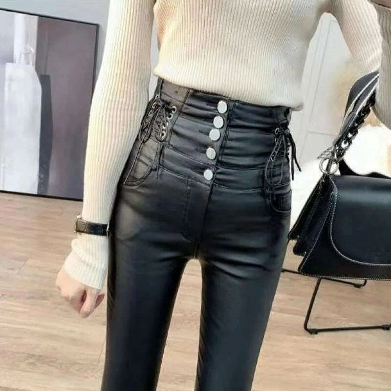 women-high-waisted-faux-leather-pants-pu-leggings-single-breasted-plus-velvet-matte-skinny-leggings-black-sexy-pencil-pants-c275kimlud-womens-fashion-34618515