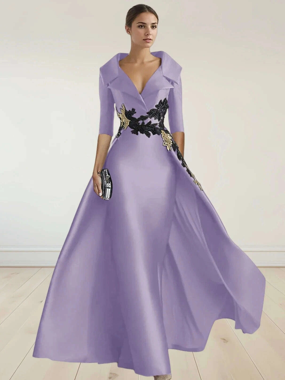 a-line-christmas-vintage-evening-gown-elegant-dress-formal-floor-length-34-length-sleeve-with-appliques-beading-2024kimludkimlud-35572517