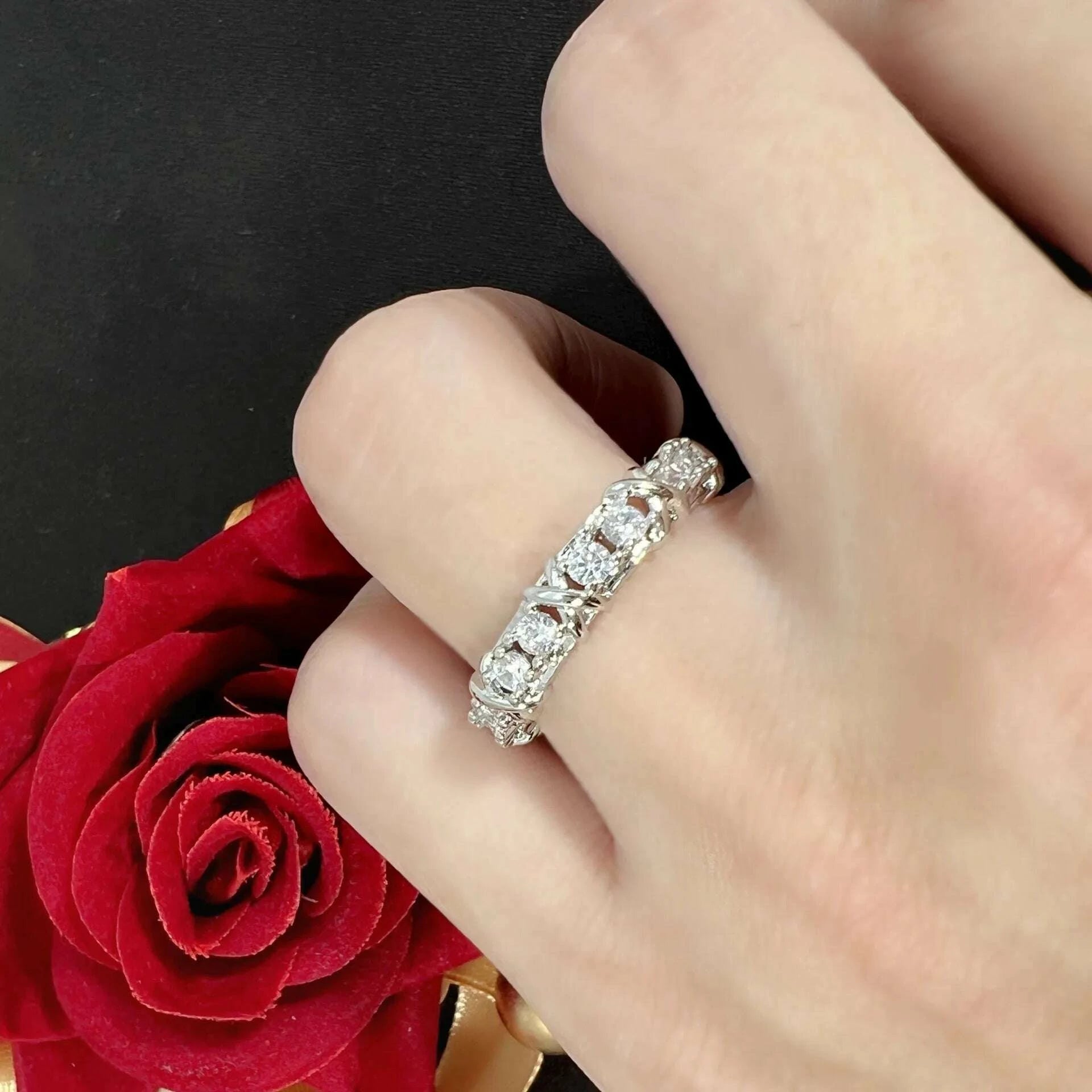 luxury-925-sterling-silver-ring-interlaced-with-aaa-zircon-crystal-ring-for-a-womans-engagement-jewelry-gift-2-color-choices-kimlud-kimlud-33912141