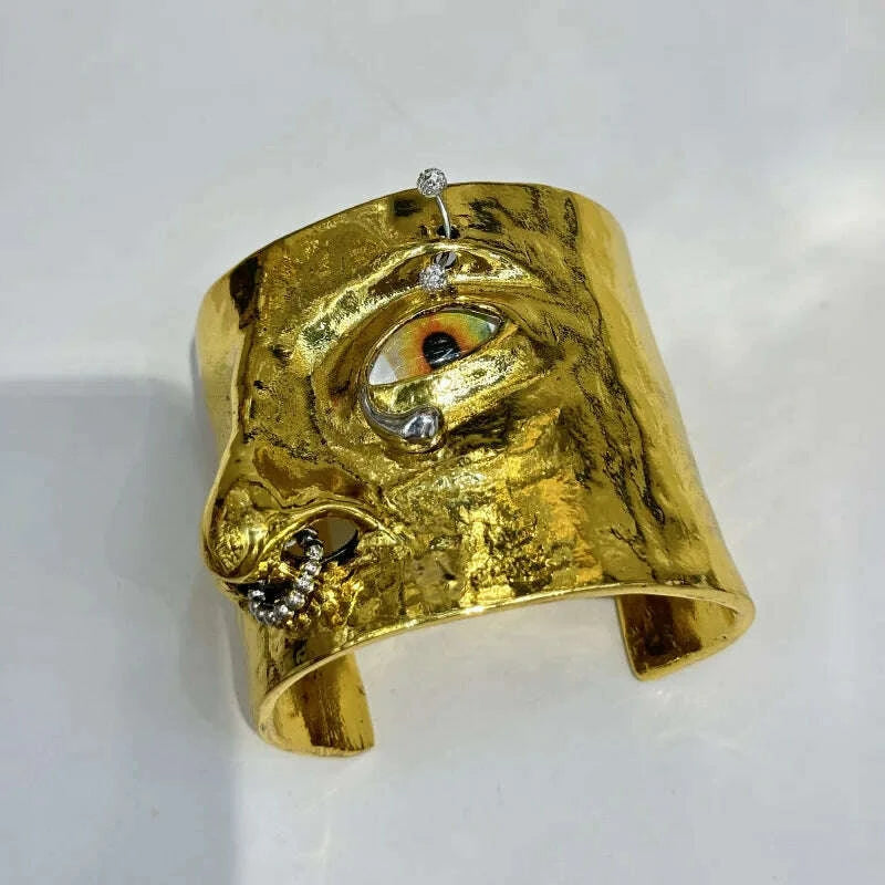french-niche-advanced-face-three-dimensional-nose-eye-bracelet-light-luxury-fashion-personality-wide-version-bracelet-kimlud-kimlud-33916462